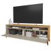 Rack Para Sala de Estar TV 75 Pol 182cm Naomi L05 Tauari Off White Fosco - Lyam Decor