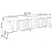 Rack Para Sala de Estar TV 75 Pol 4 Portas Brise 220cm Pés Preto Clio I03 Louro Luna - Lyam