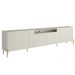 Rack Para Sala de Estar TV 75 Pol 4 Portas Brise Pés Industrial Dourado Alef I03 Luna - Lyam Decor