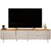 Rack Para Sala de Estar TV 75 Pol Orgânico Dion D05 Bali Cedro - Lyam Decor