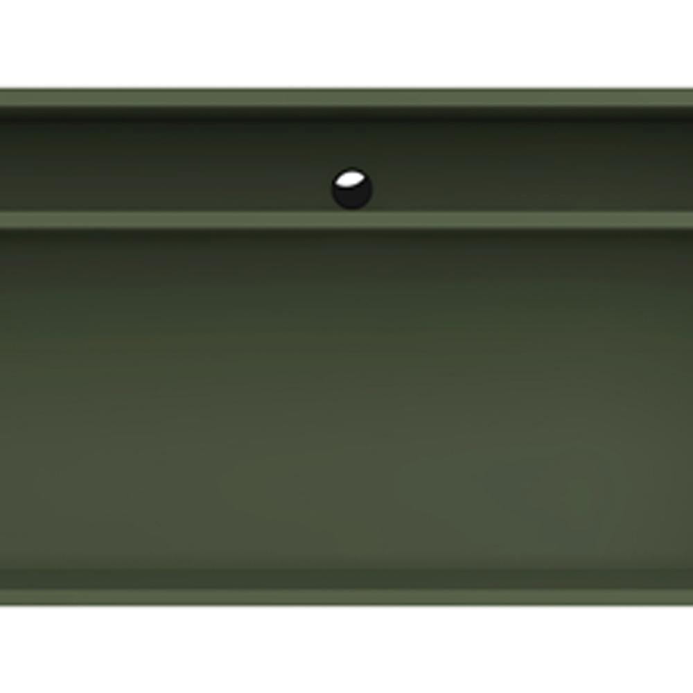 Rack Para Sala de Estar TV 85 Pol 4 Portas Brise Pés Industrial Dourado Alef I03 Musgo - Lyam Decor
