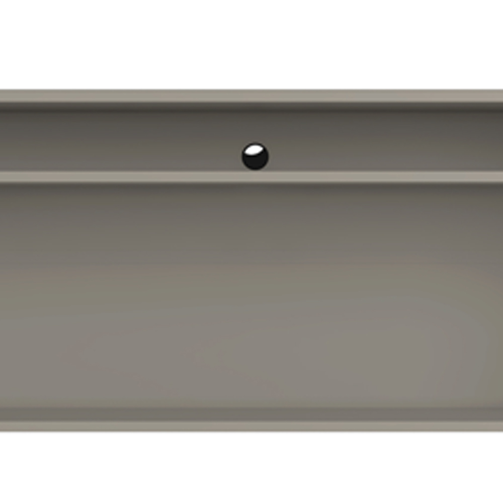 Rack Para Sala de Estar TV 85 Pol 4 Portas Brise Pés Industrial Preto Alef I03 Grigio - Lyam Decor