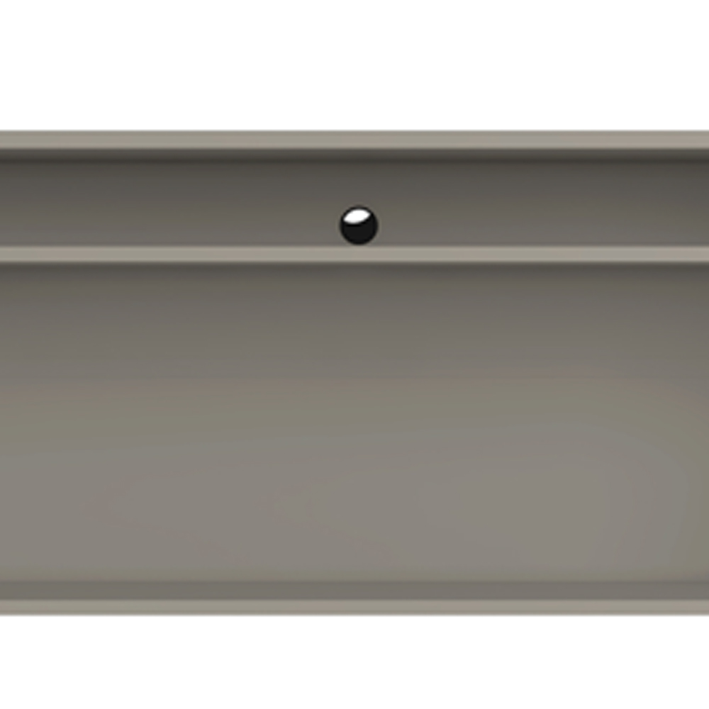 Rack Para Sala de Estar TV 85 Pol 4 Portas Pés Industrial Dourado Alef I03 Grigio - Lyam Decor