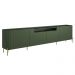 Rack Para Sala de Estar TV 85 Pol 4 Portas Pés Industrial Dourado Alef I03 Musgo - Lyam Decor
