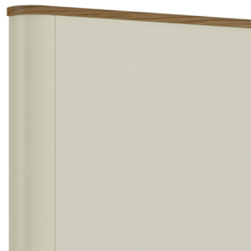 Rack Sala Com Painel Para TV 75 Pol 4 Portas Brise 180cm Pés Dourado Clio I03 Louro Luna - Lyam