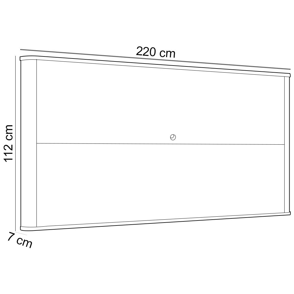 Rack Sala Com Painel Para TV 75 Pol 4 Portas Brise 220cm Pés Preto Clio I03 Louro Luna - Lyam