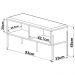 Sapateira Banco Hall De Entrada Industrial Indy A03 Nero Dourado - Lyam Decor