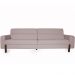 Sofá 02 Lugares Para Sala de Estar Marvin 150 cm D02 Veludo Rosê C-305 - Lyam Decor