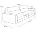 Sofá 02 Lugares Para Sala de Estar Marvin 150 cm D02 Veludo Rosê C-305 - Lyam Decor