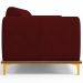 Sofá 04 Lugares Para Sala de Estar Kiev 260 cm D02 Veludo Marsala C-278 - Lyam Decor