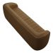 Sofá 05 Lugares Para Sala De Estar 332 cm Lazio M03 Couríssimo Whisky - Lyam Decor