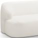 Sofá 2 Lugares Curvo Orgânico Para Sala Living 150cm Barolo L06 Bouclê Branco - Lyam Decor