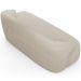 Sofá 2 Lugares Curvo Orgânico Para Sala Living 150cm Barolo L06 Linho Bege Escuro - Lyam Decor