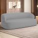 Sofá 2 Lugares Curvo Orgânico Para Sala Living 150cm Barolo L06 Linho Cinza - Lyam Decor