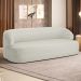Sofá 2 Lugares Curvo Orgânico Para Sala Living 150cm Barolo L06 Linho Cru - Lyam Decor
