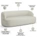Sofá 2 Lugares Curvo Orgânico Para Sala Living 150cm Barolo L06 Linho Cru - Lyam Decor
