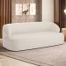 Sofá 2 Lugares Curvo Orgânico Para Sala Living 150cm Barolo L06 Linho Mescla - Lyam Decor
