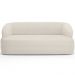 Sofá 2 Lugares Curvo Orgânico Para Sala Living 150cm Barolo L06 Linho Mescla - Lyam Decor