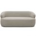 Sofá 2 Lugares Orgânico Sala de Estar Living 140cm Carmen F04 Bouclê Bege - Lyam Decor