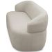 Sofá 2 Lugares Orgânico Sala de Estar Living 140cm Carmen F04 Bouclê Bege - Lyam Decor