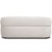 Sofá 2 Lugares Orgânico Sala de Estar Living 140cm Carmen F04 Bouclê Off White - Lyam Decor