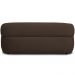 Sofá 2 Lugares Orgânico Sala de Estar Living 140cm Carmen F04 Veludo Marrom - Lyam Decor