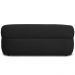 Sofá 2 Lugares Orgânico Sala de Estar Living 140cm Carmen F04 Veludo Preto - Lyam Decor
