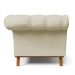 Sofá 2 Lugares Para Sala de Estar Império 150 cm D02 Corano Bege C-26 - Lyam Decor