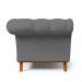 Sofá 2 Lugares Para Sala de Estar Império 150 cm D02 Corano Cinza C-03 - Lyam Decor