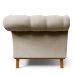 Sofá 2 Lugares Para Sala de Estar Império 150 cm D02 Linho Bege C-107 - Lyam Decor