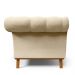Sofá 2 Lugares Para Sala de Estar Império 150 cm D02 Linho Bege C-129 - Lyam Decor