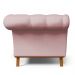 Sofá 2 Lugares Para Sala de Estar Império 150 cm D02 Veludo Rosê B-305 - Lyam Decor