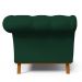 Sofá 2 Lugares Para Sala de Estar Império 150 cm D02 Veludo Verde Musgo C-303 - Lyam Decor