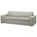 Sofá 2 Lugares Para Sala de Estar Living 150cm Aurora L06 Couro Pérola - Lyam Decor