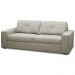 Sofá 2 Lugares Para Sala de Estar Living 150cm Vienne L06 Couro Pérola - Lyam Decor