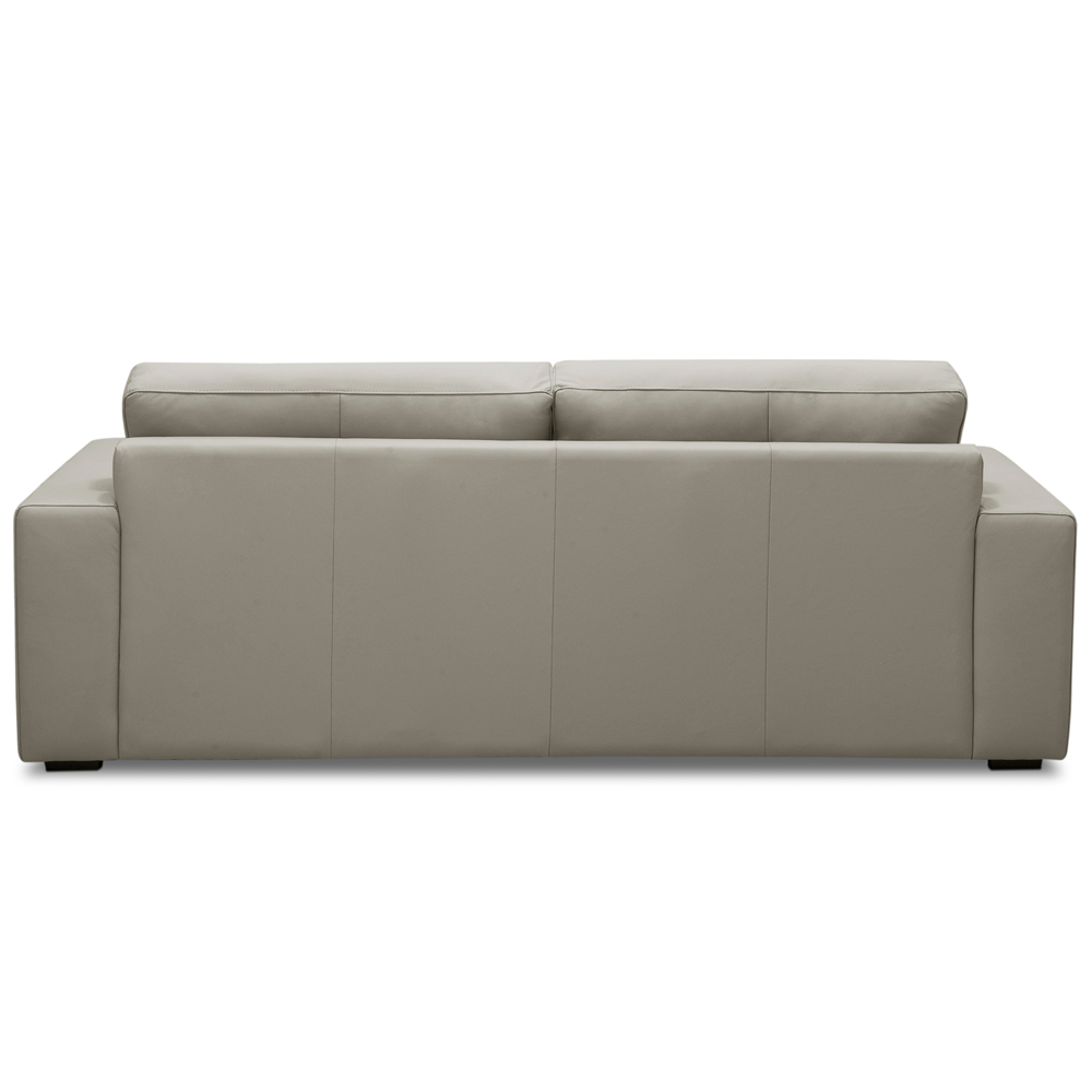 Sofá 2 Lugares Para Sala de Estar Living 150cm Vienne L06 Couro Pérola - Lyam Decor