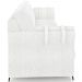 Sofá 2 Lugares Sala de Estar Living 164cm Álamo M03 Bouclê Branco - Lyam Decor