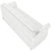 Sofá 2 Lugares Sala de Estar Living 164cm Álamo M03 Bouclê Branco - Lyam Decor