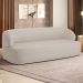 Sofá 3 Lugares Curvo Orgânico Para Sala Living 180cm Barolo L06 Linho Bege TC1-102 - Lyam Decor