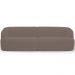 Sofá 3 Lugares Curvo Orgânico Para Sala Living 220cm Barolo L06 Veludo Marrom - Lyam Decor
