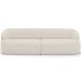 Sofá 3 Lugares Curvo Orgânico Para Sala Living 250cm Barolo L06 Linho Mescla - Lyam Decor