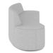Sofá 3 Lugares Curvo Sala de Estar Living Cancún D02 Linho Cinza Escuro 210 cm C-416 - Lyam Decor