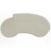 Sofá 3 Lugares Curvo Sala de Estar Living Firenze Direito D02 Corano Bege 210 cm C-26 - Lyam