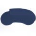 Sofá 3 Lugares Curvo Sala de Estar Living Firenze Direito D02 Veludo Azul Marinho 180 cm C-304 - Lyam