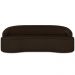 Sofá 3 Lugares Curvo Sala de Estar Living Lótus D02 Corano Marrom 180 cm B-98 - Lyam