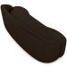 Sofá 3 Lugares Curvo Sala de Estar Living Lótus D02 Corano Marrom 180 cm B-98 - Lyam