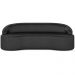 Sofá 3 Lugares Curvo Sala de Estar Living Lótus D02 Couríssimo Preto 210 cm B-159 - Lyam Decor