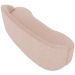 Sofá 3 Lugares Curvo Sala de Estar Living Lótus D02 Linho Rosê 210 cm C-105 - Lyam Decor
