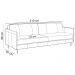 Sofá 3 Lugares Para Sala Living Industrial 210cm Romero L06 Couro Verde Musgo - Lyam Decor