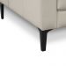 Sofá 3 Lugares Para Sala Living Industrial 240cm Amélie L06 Couro Off White - Lyam Decor